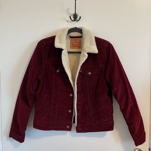 Levi’s Ex-Boyfriend Corduroy Sherpa Trucker jacket